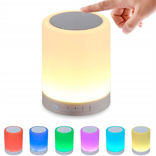 superávit alma afijo Lampara Tactil, Bluetooth + parlante (modelo: LAMP-TOUCH-BE) – EDEX  INDUSTRIES